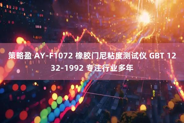 策略盈 AY-F1072 橡胶门尼粘度测试仪 GBT 1232-1992 专注行业多年