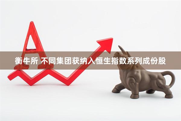 衡牛所 不同集团获纳入恒生指数系列成份股
