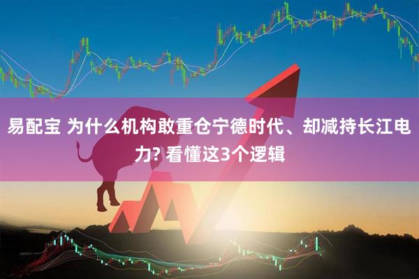 易配宝 为什么机构敢重仓宁德时代、却减持长江电力? 看懂这3个逻辑
