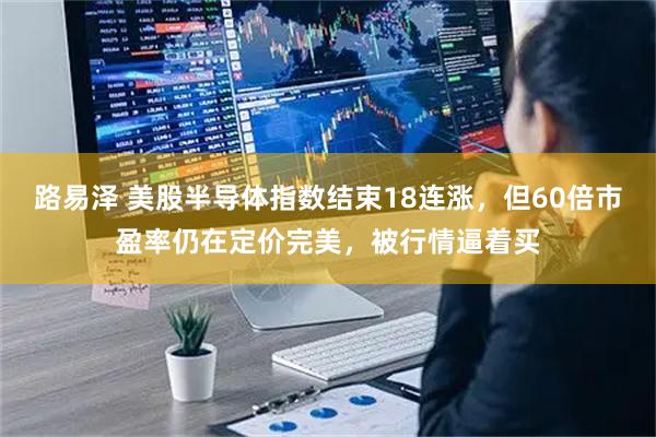 路易泽 美股半导体指数结束18连涨，但60倍市盈率仍在定价完美，被行情逼着买