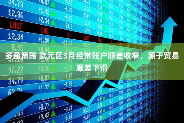 多盈策略 欧元区3月经常账户顺差收窄，源于贸易顺差下滑